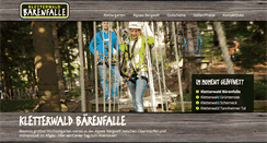 Desktop Screenshot of kletterwald-baerenfalle.de